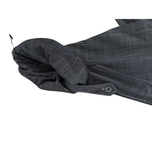 Apt 9 Men's Regular Fit Crosshatch Black n White Shirt - Size XL - NWT - Picture 6 of 8